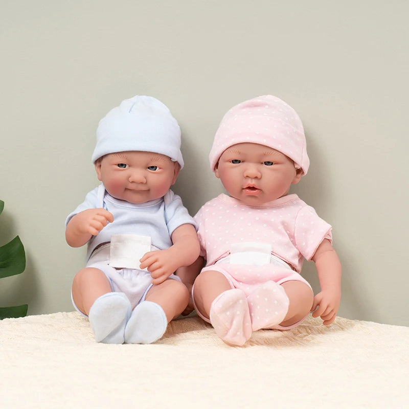 35CM 14inch Baby Dolls Cute Soft Silicone Baby Reborn Baby Doll Toys For Children Girls Gifts Lifelike Full Body Girl Dolls