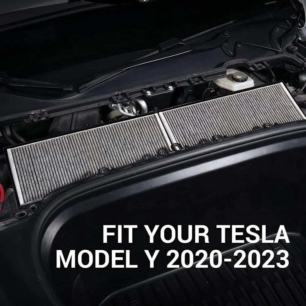 4PCS Cabin Air Filter HEPA for Tesla Model Y Air Intake Filter Replacement with Activated Carbon 2020-2023 ModelY Accessories