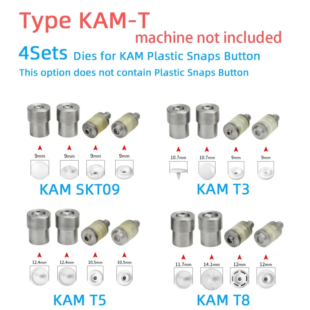 Hand Press Machine Tool for Metal Press Snap Buttons Rivets Installation Dies Tools Eyelets Grommets Leather Crafts Accessories