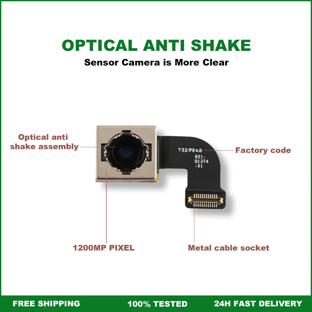 Rear Camera For iPhone 8 Back Camera Rear Main Lens Flex Cable Camera+Gift