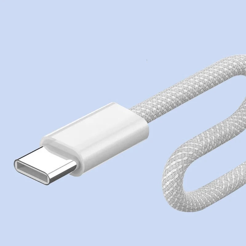 2Pack USB C Charger Cable PD 60W Type C Braided Charging Cable Cord Fast Charging Wire USB C for IPhone 15 Pro Max Plus 1M 2M