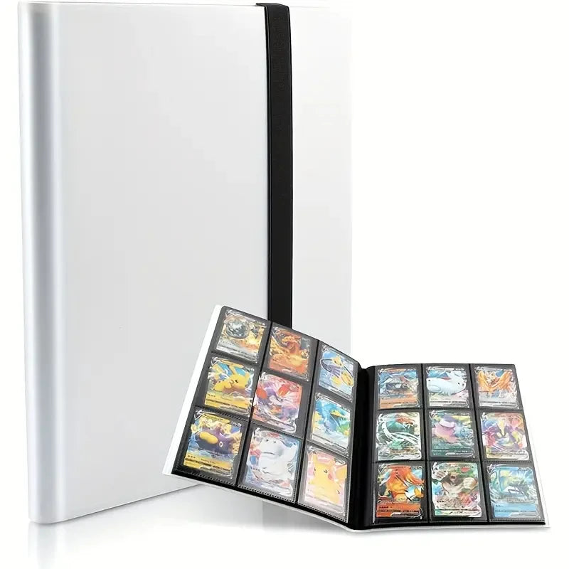 Premium 9-Pocket Polypropylene Trading Card Binder, Holds 360 Cards, Side-Loading Pockets, Elastic  Durable Collectors Album