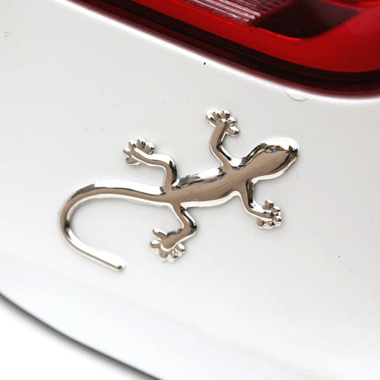 1/2PCS Gecko Lizard Car Sticker Motorcycle 3D Sticker Decal Waterproof Reflective Stickers Car Styling Car accessories stickers