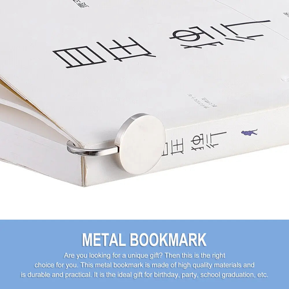 Flower Shape Metal Bookmark Marks Books Holder Page Marker Handmade Stationery Gift for Students Teachers Reading Book Lovers