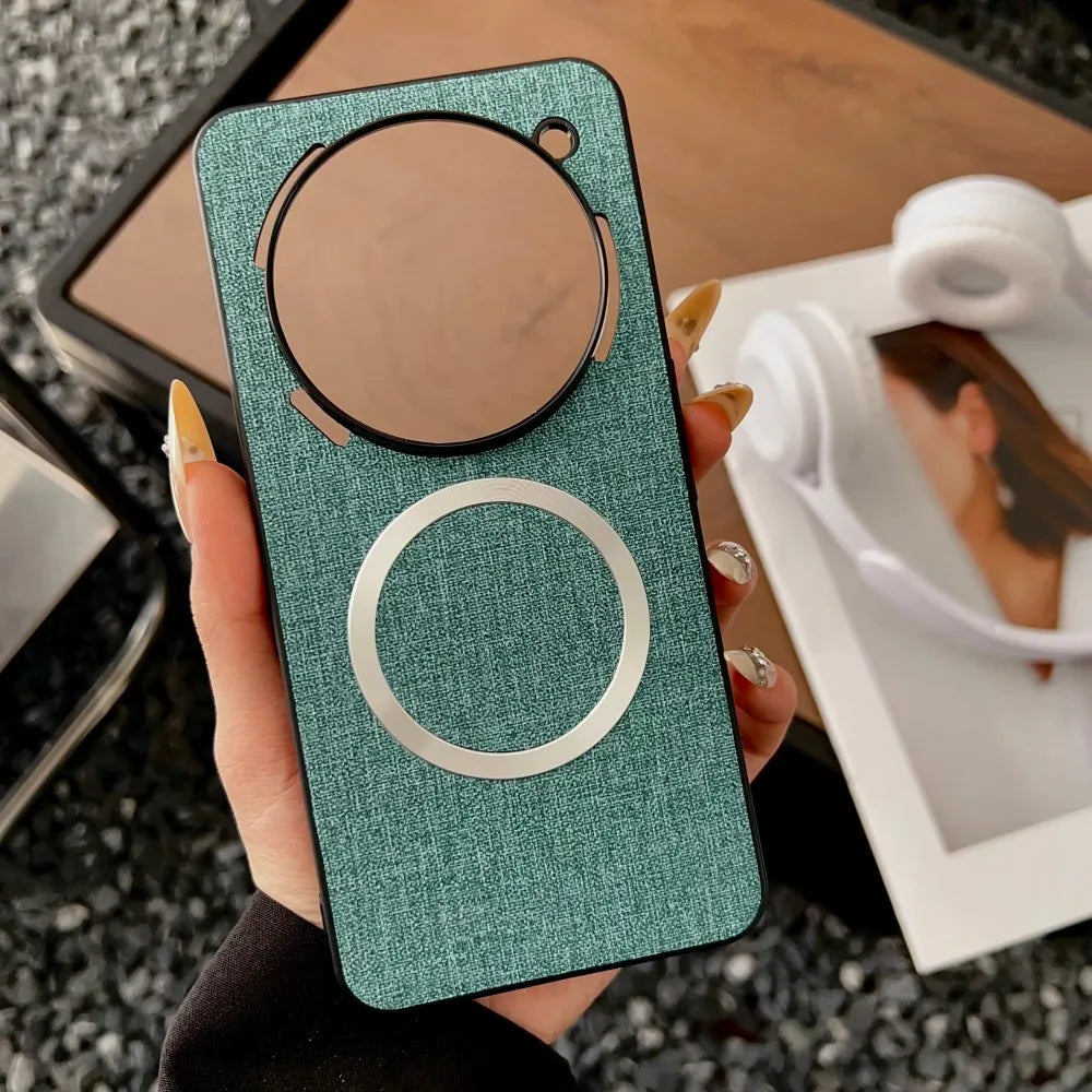 For Nothing Phone 3A Pro Case Luxury PU Magnetic Wireless Charging Protective Back Cover Case For Nothing Phone 3A 2A 3 A Shell