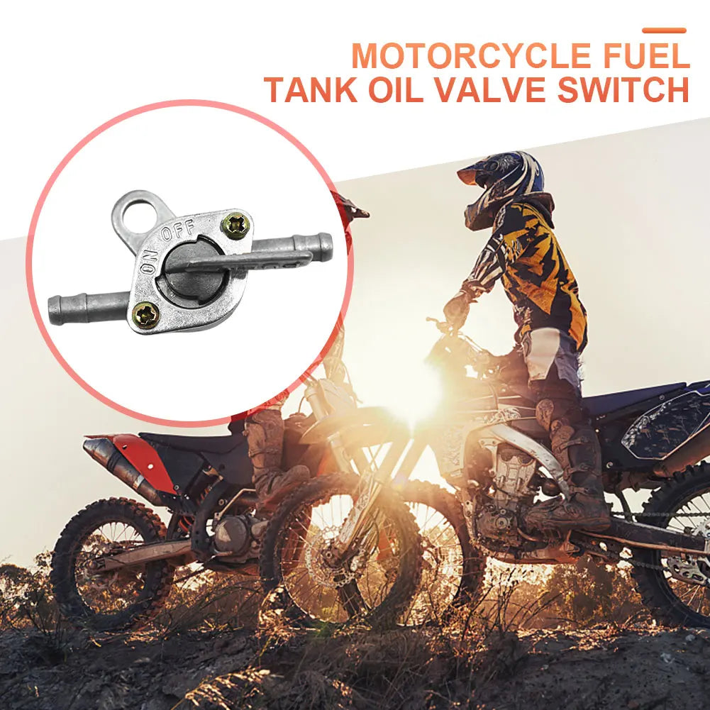 Universal 6mm Motorcycle Scooter Gasoline Faucet Gas Gasoline Valve Fuel Tank Switch Engine Mini Auto Key Ring On Off Accessory