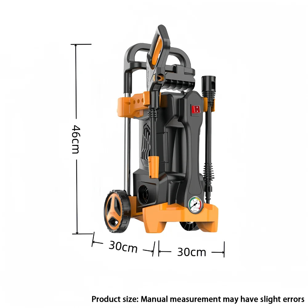 80Bar High Pressure Washer, 2800W Portable Car Power Washer w/Brushless Motor - For Garden, Home, Auto Detailing Cleani