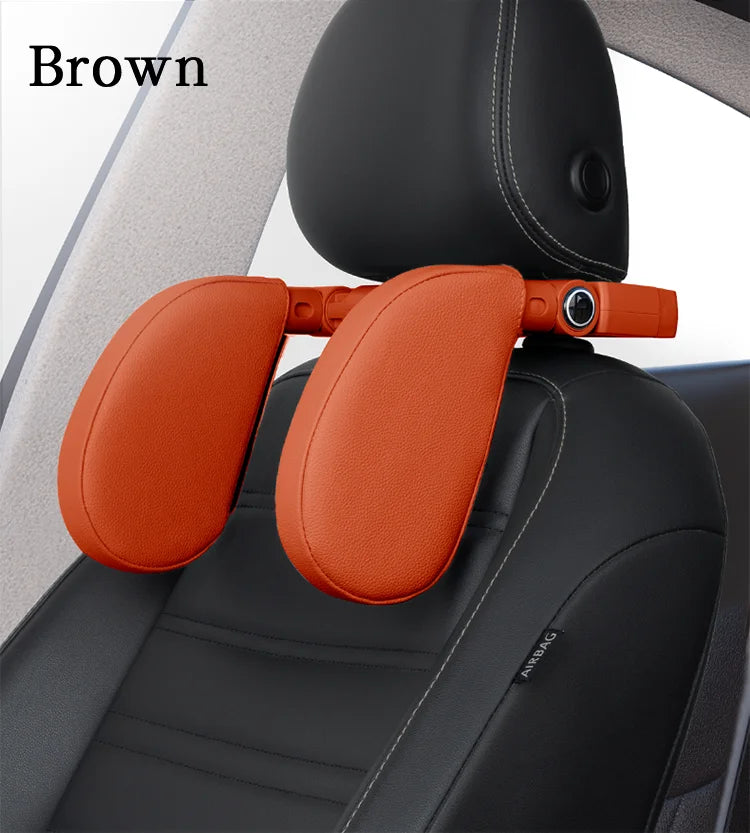 The fifth-generation upgraded multi-functional side pillow built-in invisible storage hook and aromatherapy box car travel side