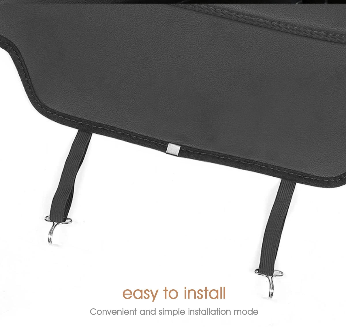 Car Seatback Protector for Tesla Model Y Model 3 Seat Back Protective Child Anti-Kick Mats Black Leather Interior Accessories