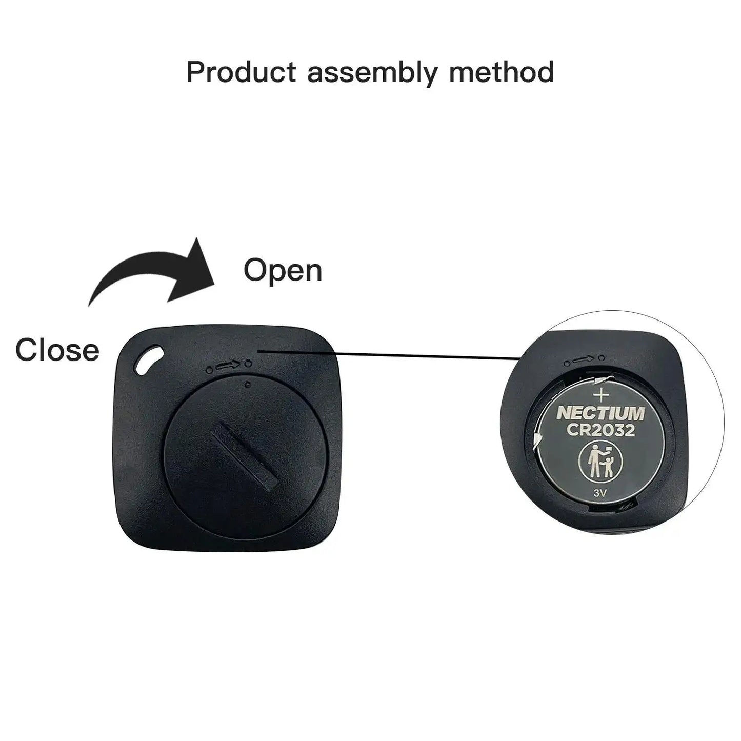 Smart Bluetooth GPS Tracker Work with Apple Find My APP ITag Anti Lost Reminder Device MFI Rated Locator Car Key Pet Kids Finder