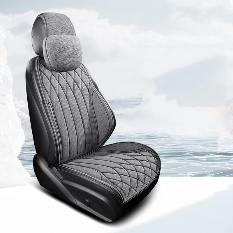 Universal Car Seat Cover Four Season Auto Flax Breathable Anti-Slip Covers for Car Seats Cover Protection Cars Seats Covers