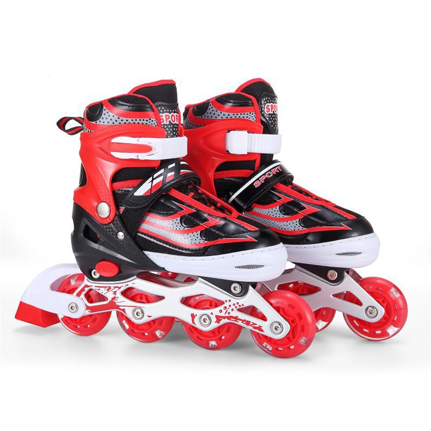 Kids Inline Skates Light Up for Boys and Girls Beginner Friendly Eco-friendly Breathable for Toddlers Shoe Size 28-41