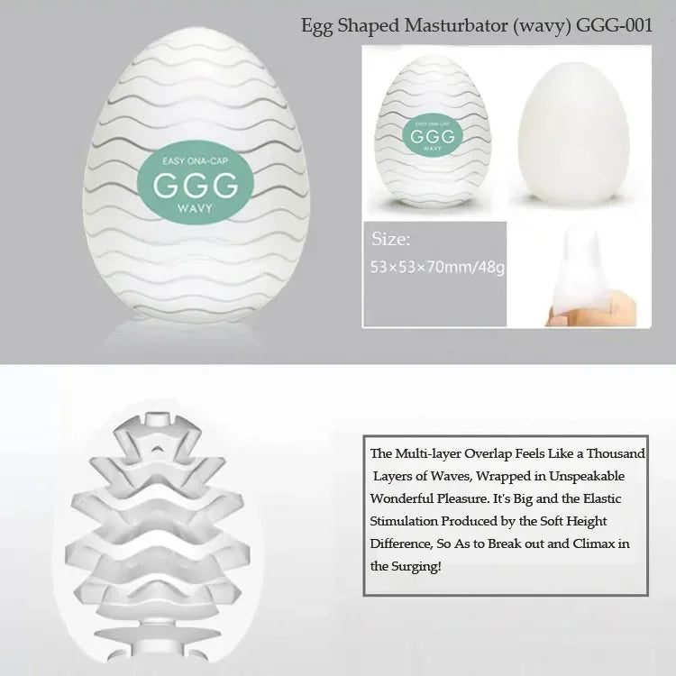 Male Masturbation Eggs Mini Penis Massager Blowjob Ghost Stimulating Stretchable Sex Portable Silicone Masturbator Toys for Men