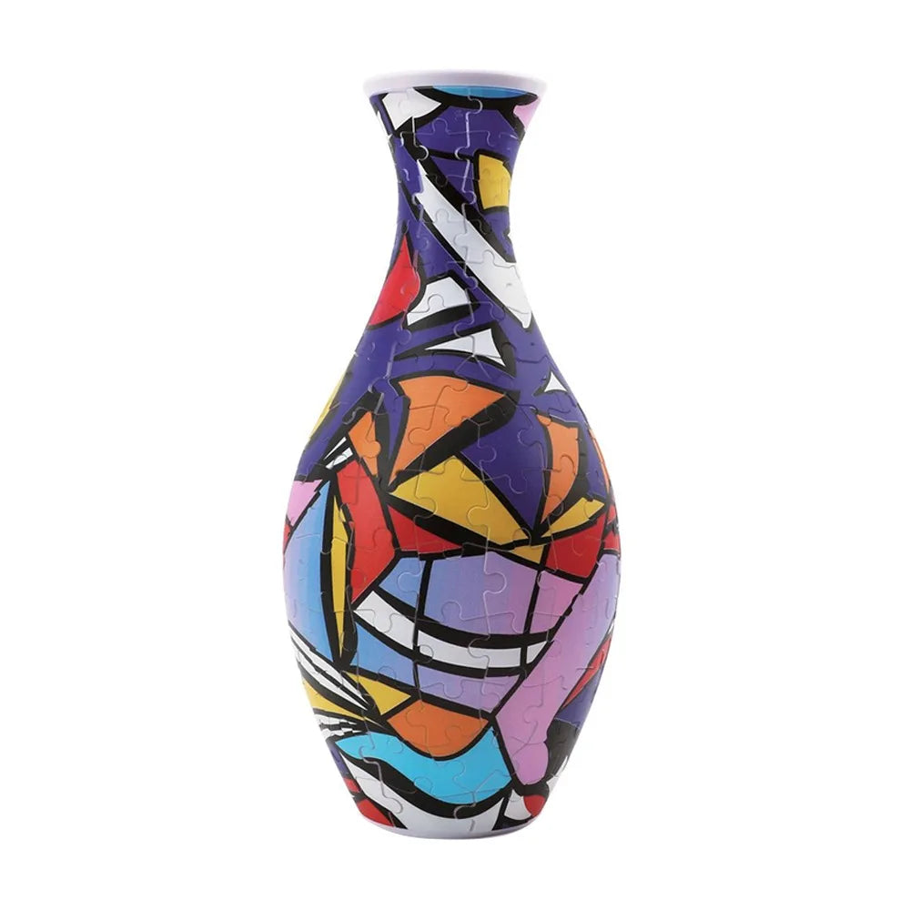 160 Curved Plastic Puzzle 3D Puzzlef Flower Vase Flower Arrangements DIY Arts 3D Art Puzzle Vase Housewarming Gift Puzzle Kit