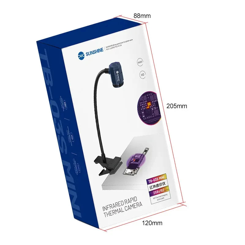 SUNSHINE TB-03S Mini Infrared Thermal Imager for Motherboard PCB BGA Maintenance Fault Location Detection Thermal Imager Tool