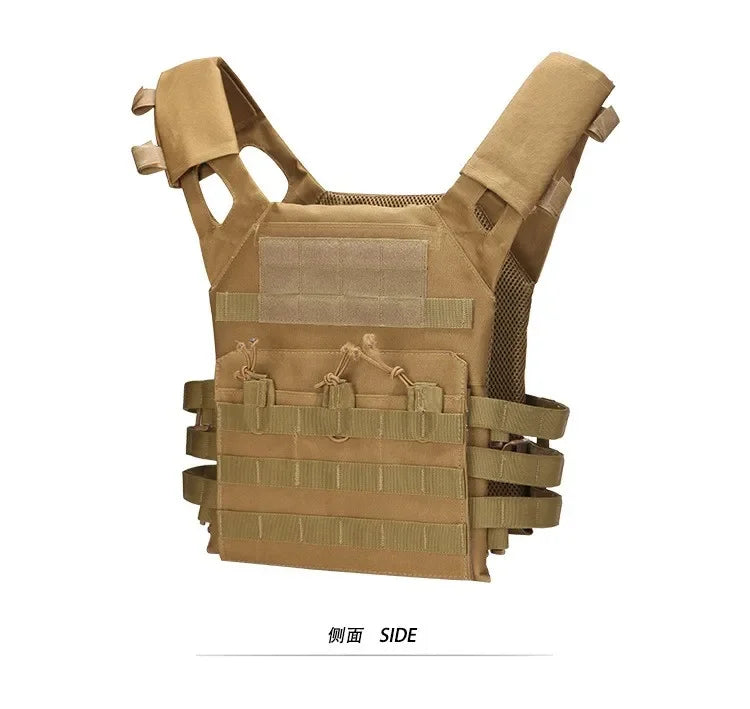 Nylon Tactical Vest Body Armor Hunting Carrier Airsoft Accessories Combat MOLLE Camo Military Army Vest CS Game Jungle Equipment