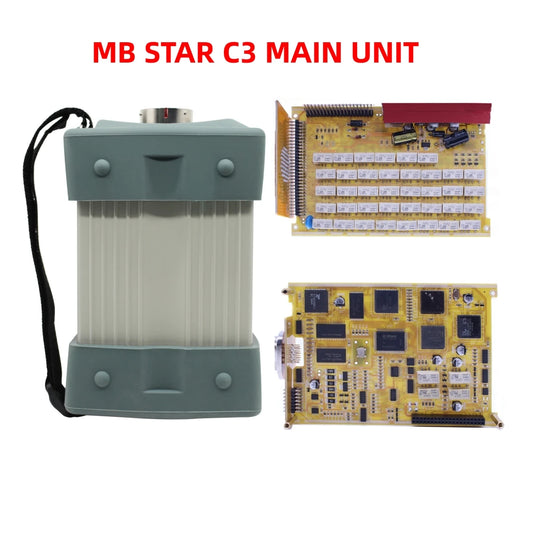 Professional MB Star C3 Full Chip MB C3 Full Set Support 12V&24V SD Connect Multiplexer Tester Diagnostic Tool For Car/Truck