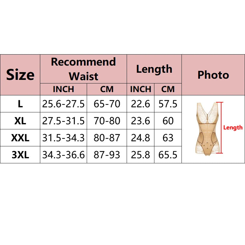 Body Shapewear Waist Trainer Women's Corset Abdomen Pants Crotch Buckle Slimming Underwear Corrective Bodysuit Butt Lifter