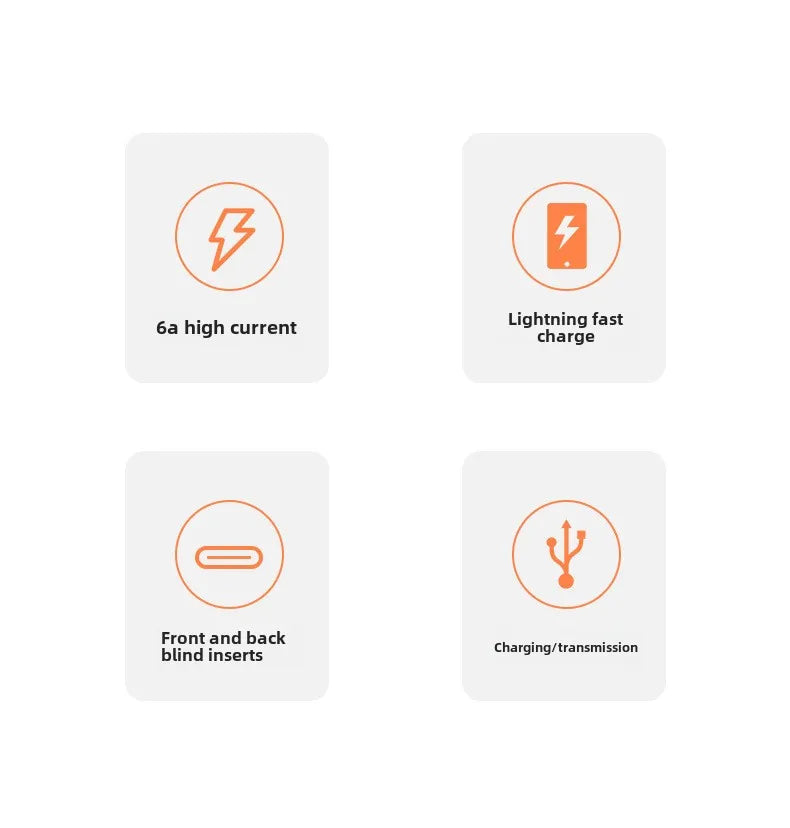 Suitable For Android Phone 6A Charging Cable,Universal 66W Data Cable,Type-C Super Fast Charging,Not Suitable For iPhone