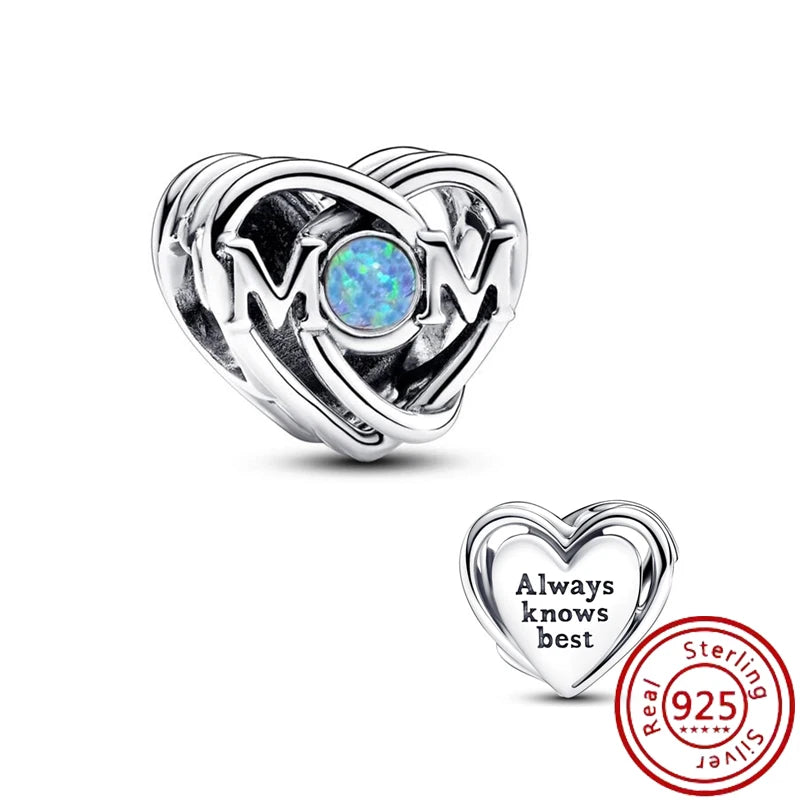 Original 100% 925 Silver Hanging Sloth Climbing Frog Colour Heart School Bead Charms Fit Pantaro Bracelet DIY Jewelry Women Gift