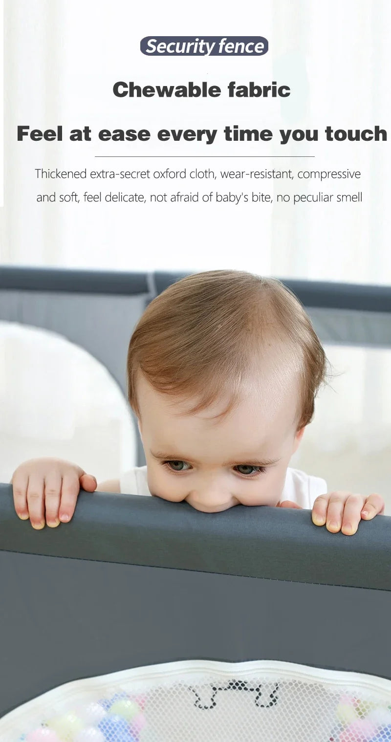 IMBABY Baby Playpen 150x180cm Children's Parks for Babies with Foam Protection Newborn Fence Box Safety Children's Play Playpen