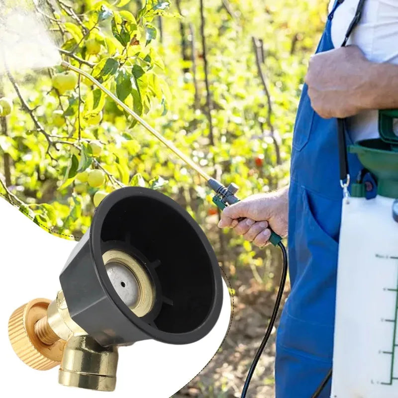 1PCS /2PCS Nozzle Agricultural Atomization Adjustable Nozzle Black Whirlwind Agricultural Sprinkler Head Garden Tool