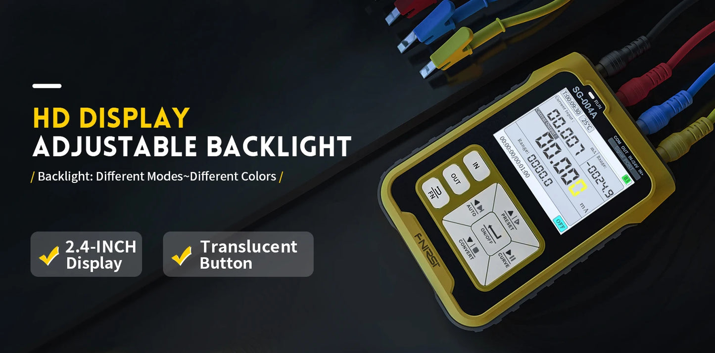 FNIRSI SG-002 Digital 4-20mA 0-10V Voltage Gerador de sinal Current Transmitter Professional Electronic Measuring Instruments