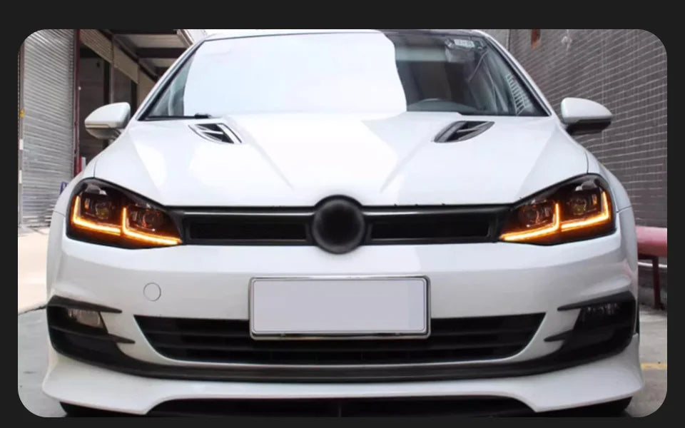 AKD Head Lamp for VW golf 7 MK7 LED 2013-2017 Headlight 7.5 GTI Headlights  DRL Turn Signal High Beam Angel Eye Projector Lens