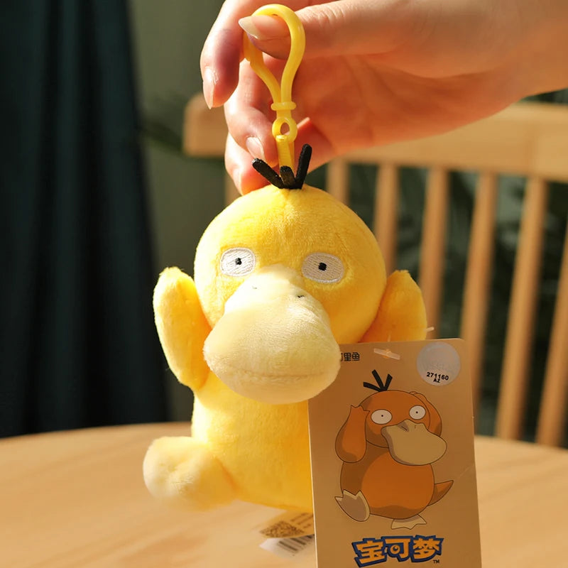 Clearance_Original Pokemon Plush Keychain Cartoon Toys Pikachu Charmander Psyduck Squirtle Snorlax Wobbuffet Doll Kids Kawai Toy