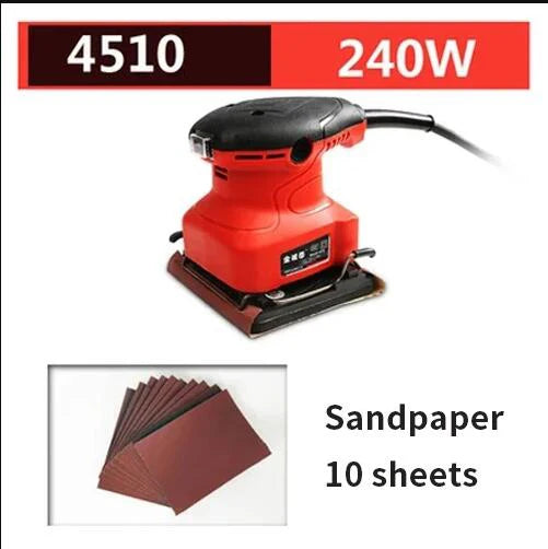 Mini Electric Sanders with Sandpaper Woodworking Tool Furniture Metal Polisher Electric Sanders Buffer Sander