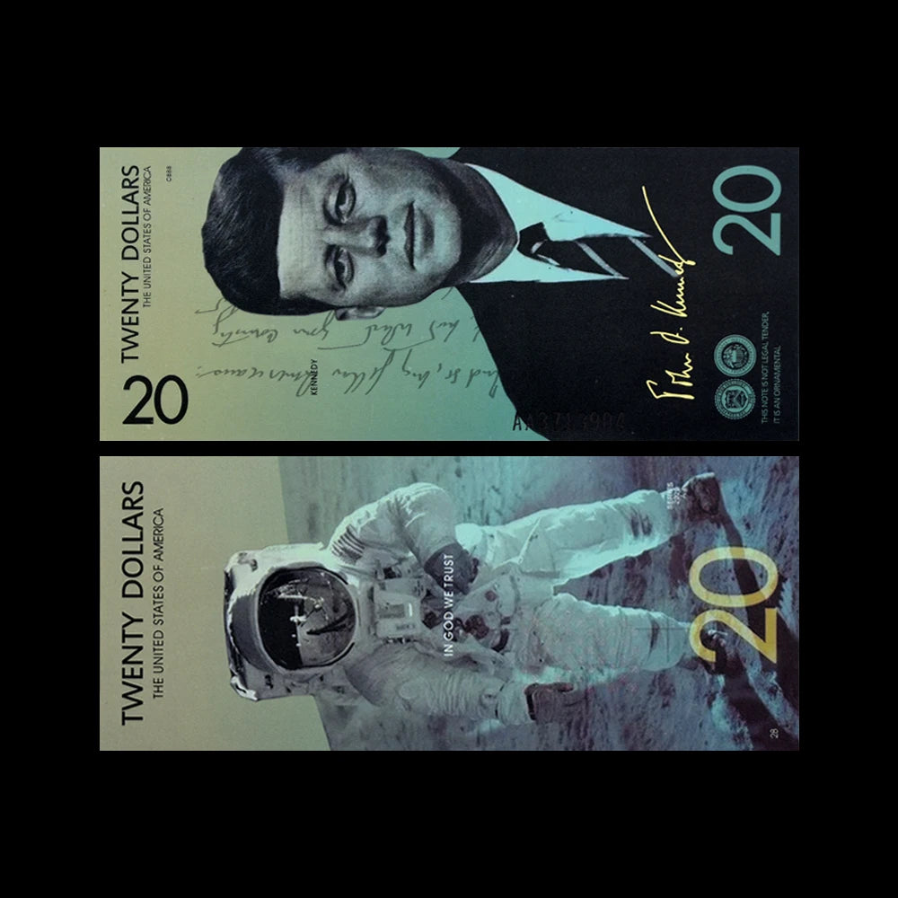 6pcs US President's New Dollar banknotes 1 5 10 20 50 100dollars Ticket The Great People Paper Money with UV Mark Souvenir Gift