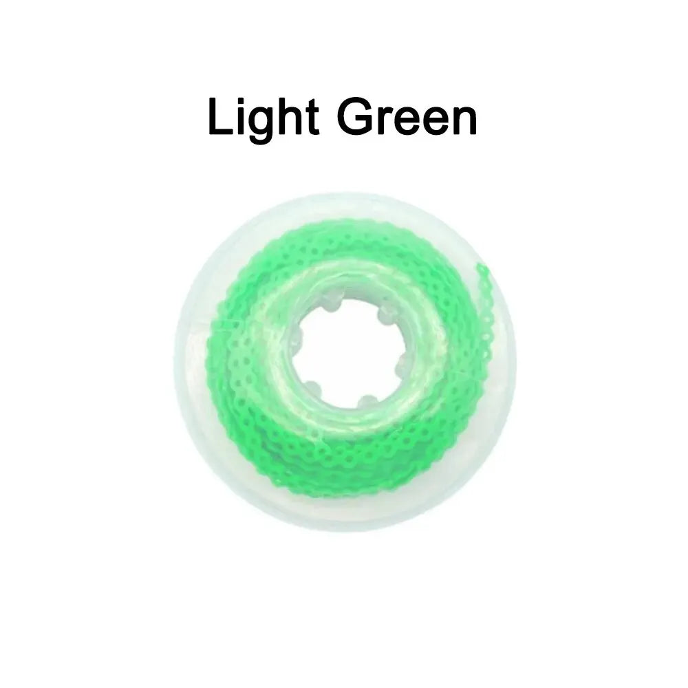 15 Feet/Roll Dental Orthodontic Elastic Ultra Power Chain Rubber Bands Long Short Continuous Denspay Dental Orthodontic Material