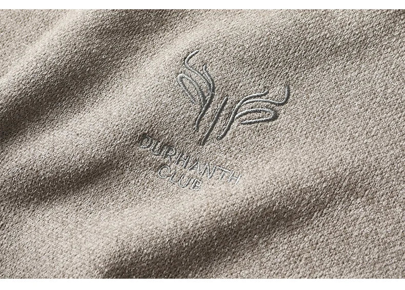 Mens Thickened Sweater Stripe Velvet Pullover Men's Winter Clothes Elegant Luxury Brand Fashion Knitted Sweaters