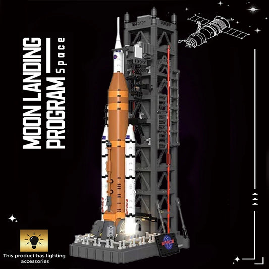 Technology Space Launch System Building Set Version Compatible Rocket Building Blocks Assemble Bricks Toys Gift For Children Kid
