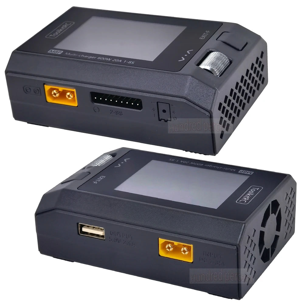 ToolkitRC M8P Charger with an increase in accuracy power of 600W 20A 5V 1-8S Multifunctional signal testing M8S upgraded
