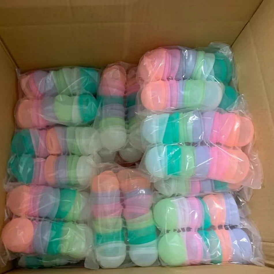 1-60P New Reusable Water Balloons Refillable Water Balloon Quick Fill Self Sealing Water Bomb Splash Balls  Swimming Pool