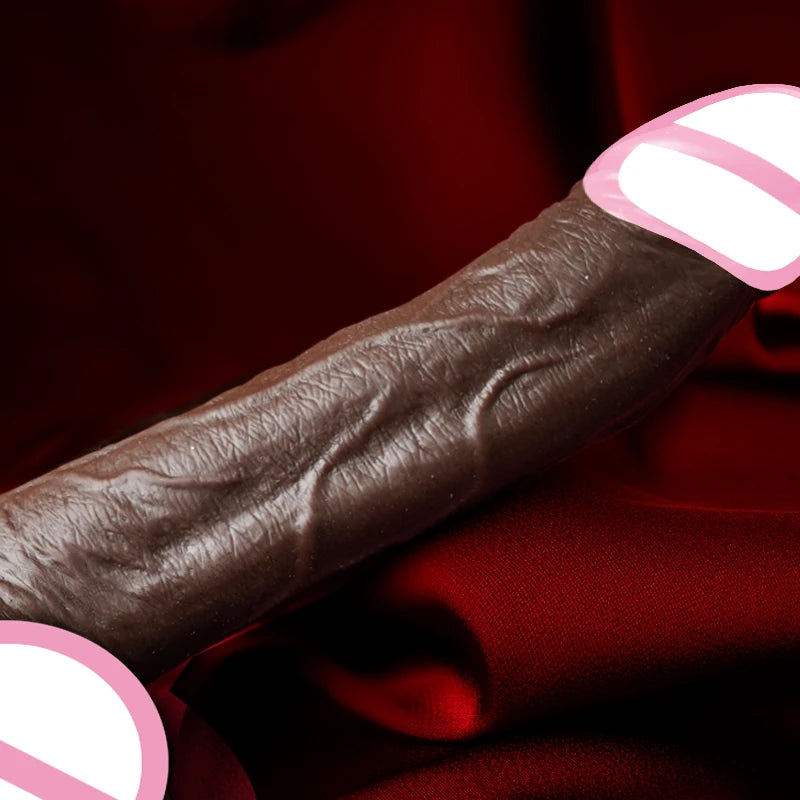 Big Long Dildo Black Vagina Masturbator Realistic Dick Strapon Penis Soft Suction Cup Anal Sex Toy For Woman G-spot Stimulation