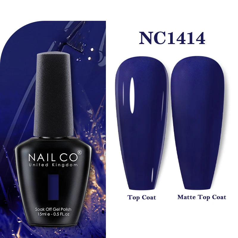 NAILCO Gel Nail Polish 15ml Nail Art Vernis Semi Permanent Soak off UV Gel Polish Gel Manicure Nail Varnish Nail Color Ongles