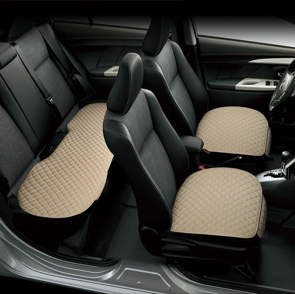 Universal Car Seat Cover Protector Car Accessori Backrest Front Rear Seat Back Waist Washable Cushion Pad Mat Auto Four Seasons