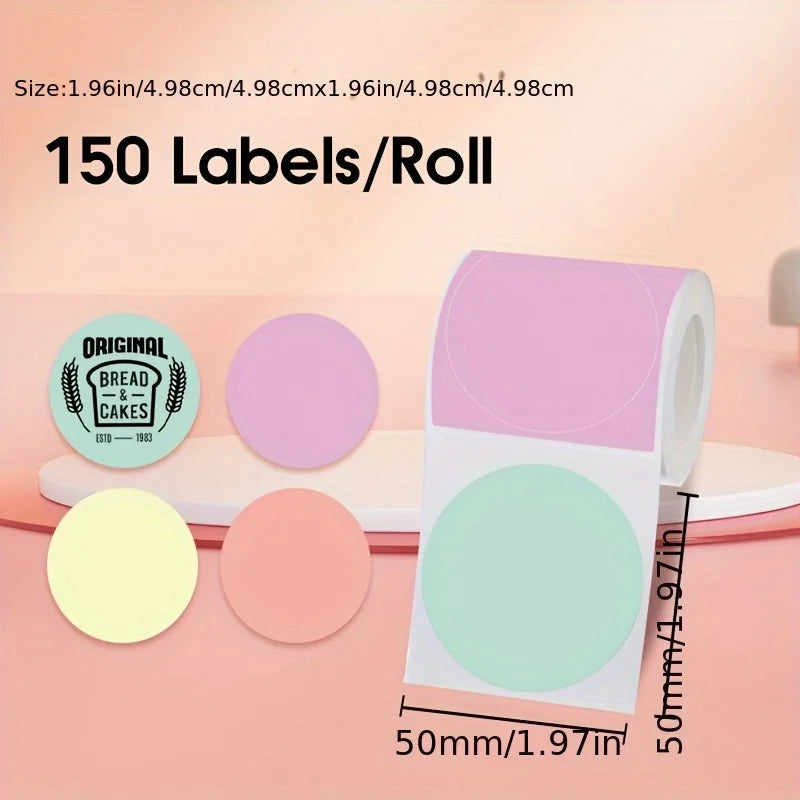 D100 thermal label printer, desktop label printer, wireless compatible with mobile phones and computers, suitable for shipping