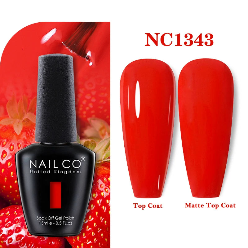 NAILCO Gel Nail Polish 15ml Nail Art Vernis Semi Permanent Soak off UV Gel Polish Gel Manicure Nail Varnish Nail Color Ongles