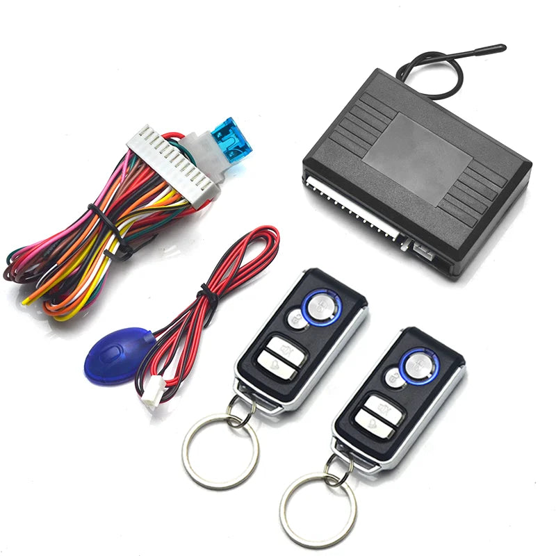 12V Universal Car Auto Remote Central Locking System with 2 Remote Controls Keyless Entry System Remote operation