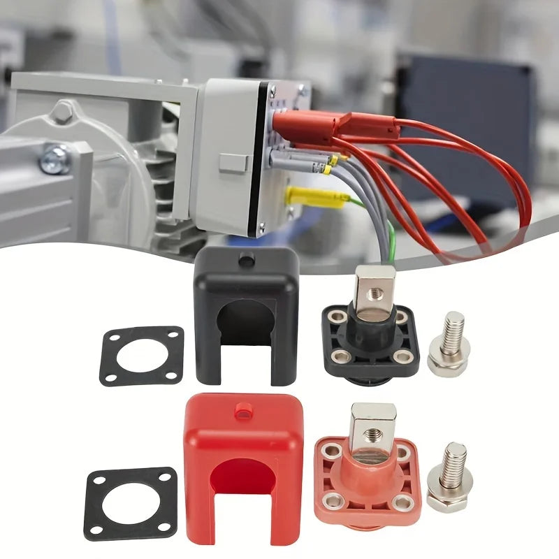 2Pcs 120A 200A All-Copper Lithium Battery Terminal Connector Energy Storage Terminal Battery Connector Adapter