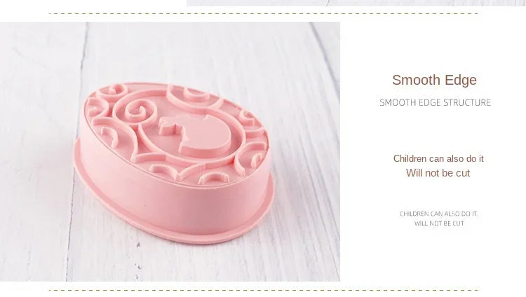 8/9Pcs DIY Easter Sauce Sandwich Biscuit Mold Cartoon Bunny Egg Cookie Cutters 3D Baking Cookie Mold Stamp Cake Decorating Tools