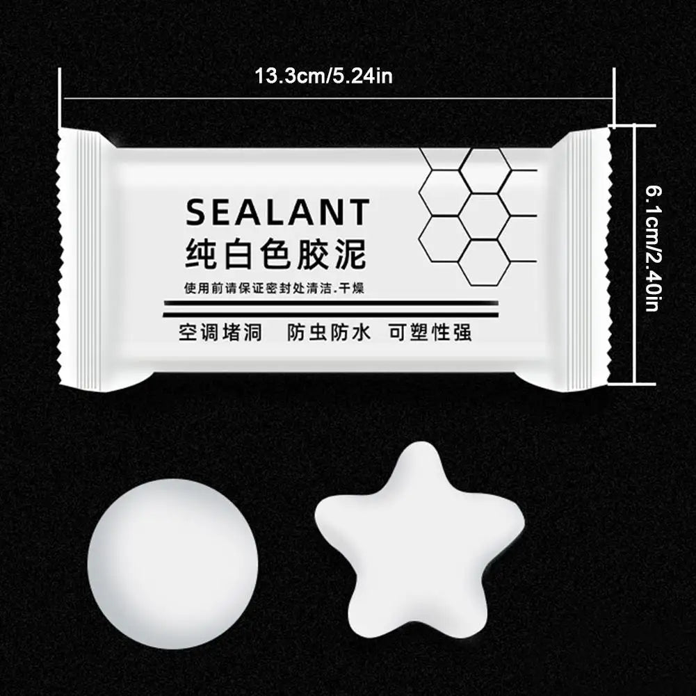 1-20pcs Waterproof Duct Seal Clay Silicone Putty Rubber Repair Air Conditioning Hole Moldable Repair Pipe Mastic Waterproof Glue