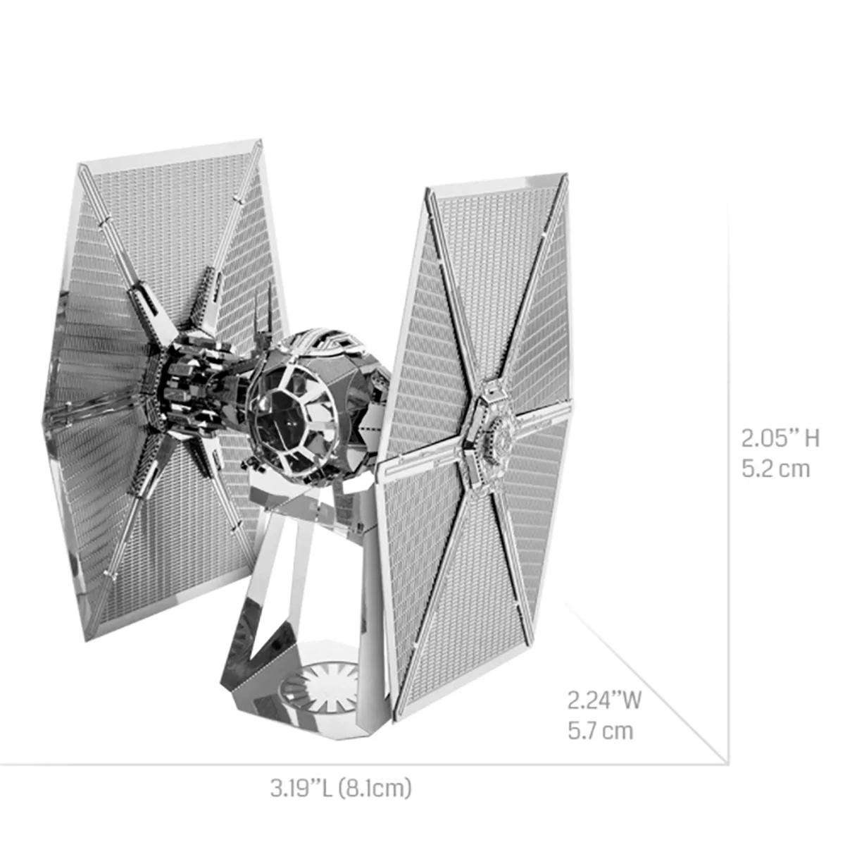 TIE FIGHTER 3D Metal Puzzle model kits DIY Laser Cut Puzzles Jigsaw Toy For Children