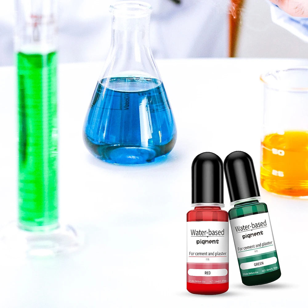 15Color Gypsum Cement Coloring Dye Plaster Craft Concentrate Pigment Cement Plaster Mold Making Coating DIY Handmade Supplies