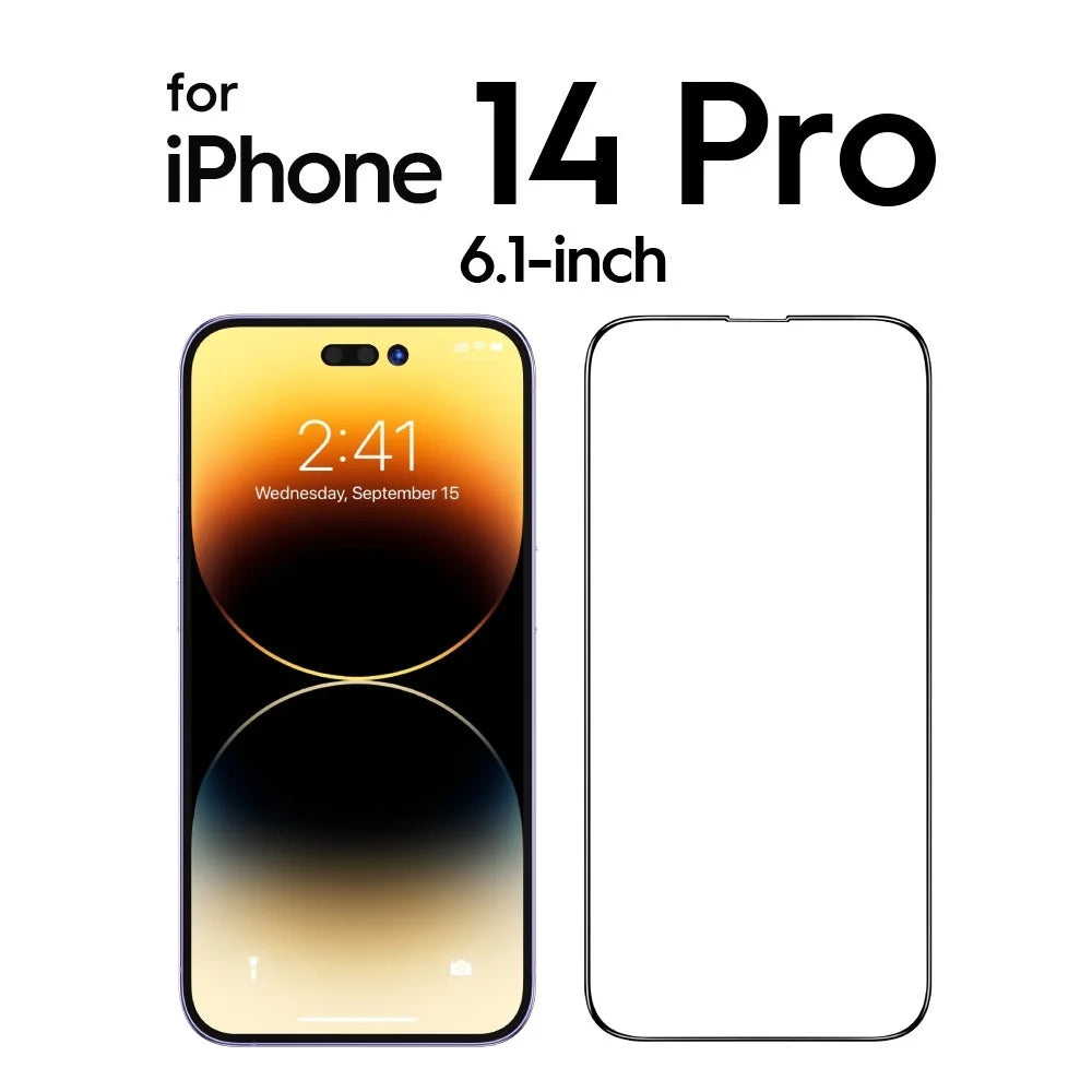 SmartDevil for iPhone 14 11 Full Cover Tempered Glass for iPhone 13 Pro Max 12 mini 7 8 X XS XR SE 3 2020 Screen Protector HD