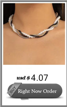 Lacteo Trendy Gold Color Petals Shape Short Neck Chain Necklace Choker for Women Jewelry Collar Clavicle Necklaces Gifts Party