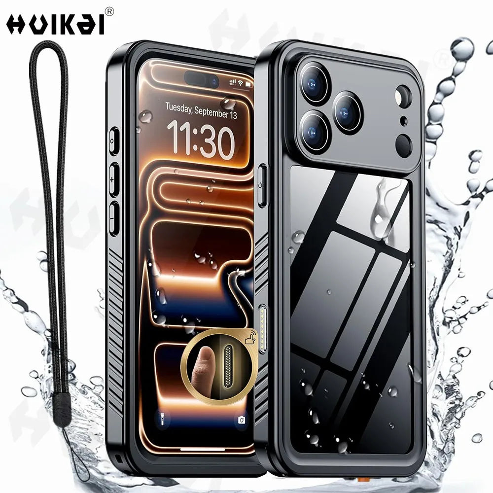 Case For iPhone 17 Pro Max 17 Air 16 Pro Max 15 14 Waterproof Drop Proof IP68 Full Body Protection Heavy Duty Protective Covers